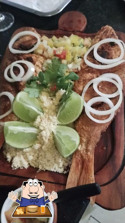 Comida em Cabana Pôr do Sol