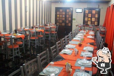 O interior do Pizzaria Veneza
