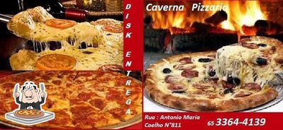 Experimente pizza no Caverna da Pizza