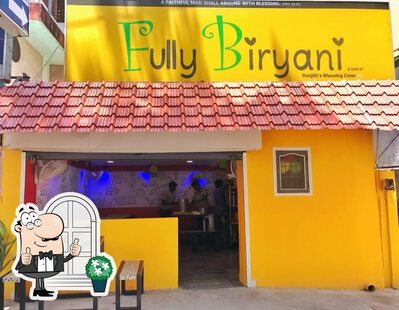 The outside part is an important feature of Fully Biryani Coimbatore