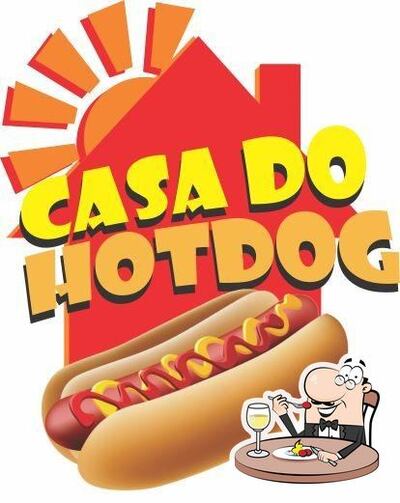 Comida em Casa do Hot dog