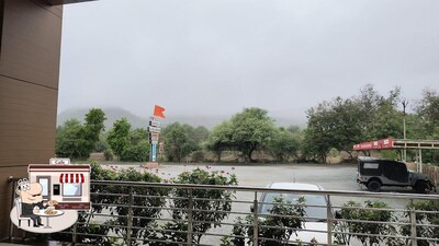 The exterior is an important feature of hotel navjivan