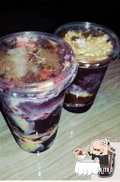 Não esqueça de experimentar uma sobremesa no Açaí da Villa