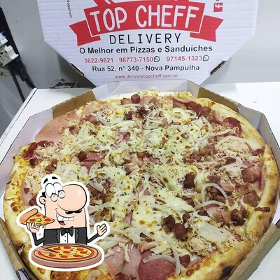 Escolha pizza no Delivery Top Cheff