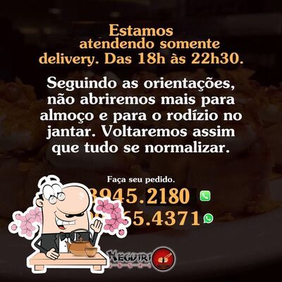 Platos en Osaka Sushi Bar Sertãozinho SP