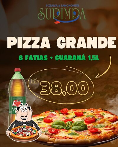 Experimente pizza no PLanchonete