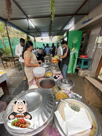Food at Andhra bhojanam & pulaos