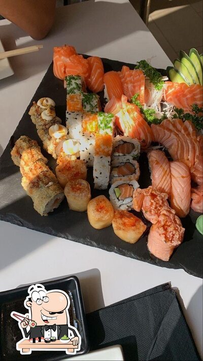 No Caponga, você pode pedir sushi