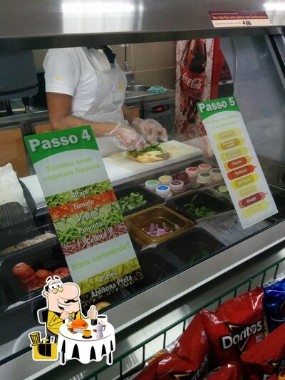 Platos en Subway