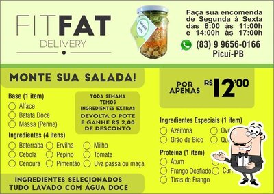 O Fit Fat Delivery Picuí tem seu próprio logotipo
