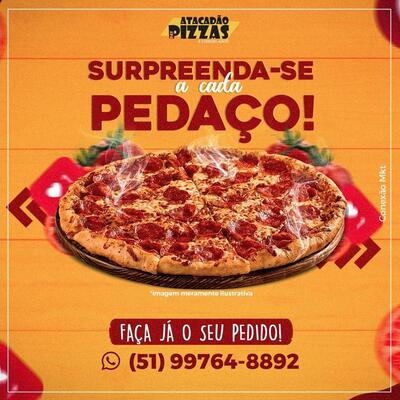 Veja as informações sobre o Atacadão das Pizzas e Congelados