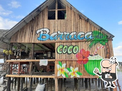 Desfrute da vista da área externa do Barraca do Coco