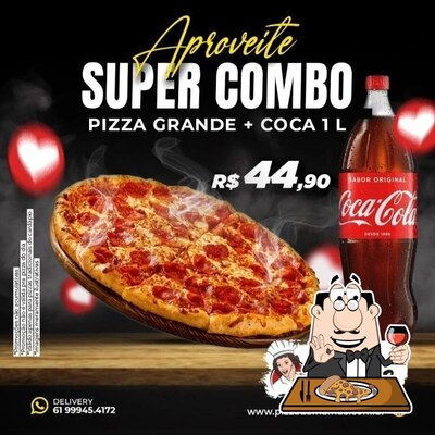 Escolha pizza no Comidinha de Mamãe