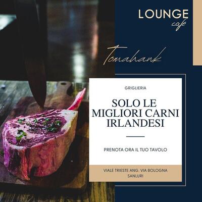 La pubblicità mostra le informazioni su Lounge Cafè