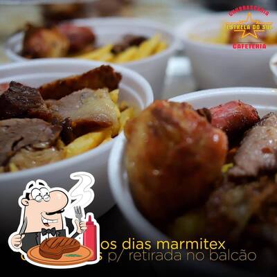 Churrascaria Estrela do Sul Terenos MS serve refeições de carne