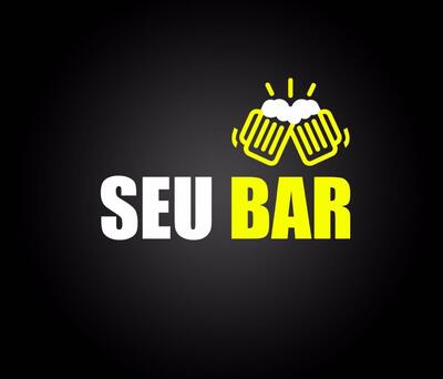 O logotipo do Seu Bar