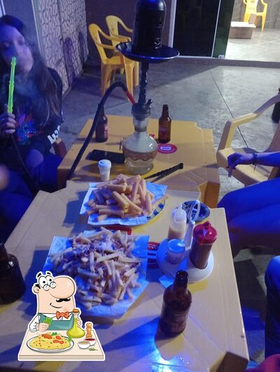 Comida em Bar do espeto