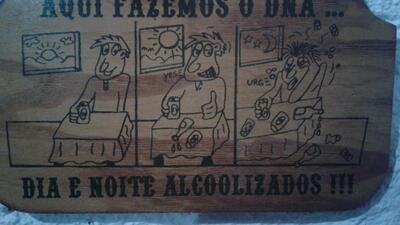 A marca do Bar Oceano