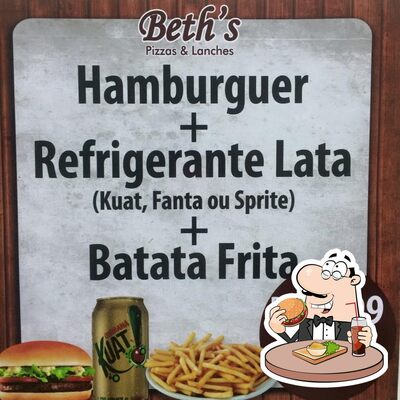 Experimente um hambúrguer no Beth Lanches