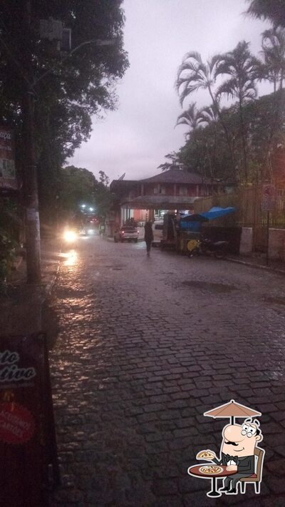 a área exterior é uma característica importante do Bar do Sana