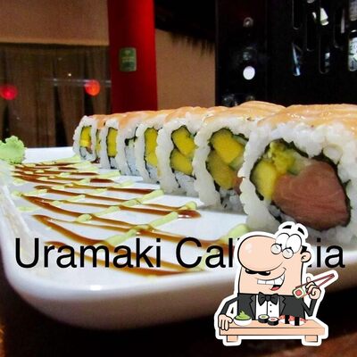 Escolha diferentes opções de sushi