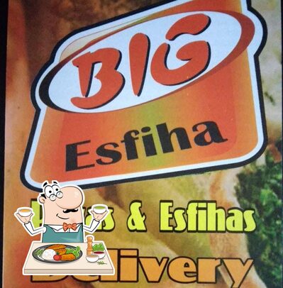 Comida em Big esfiha