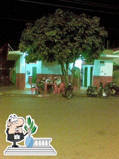 Você pode espairecer no exterior Bar da Lindaura