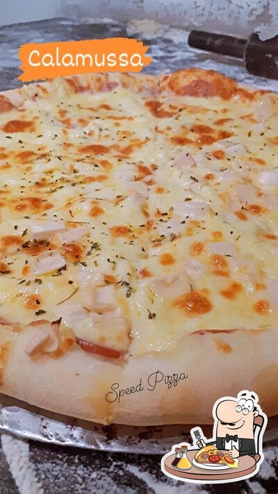 Escolha pizza no Speed Pizza