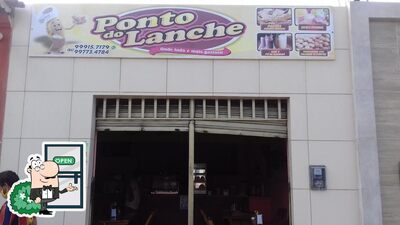 O exterior do Ponto do lanche
