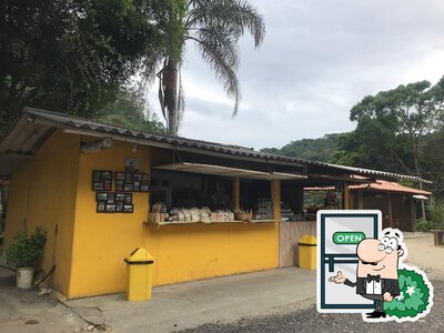 Você pode espairecer no exterior Barraca Amarela