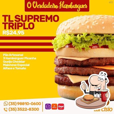 Delicie-se com um hambúrguer no Tarcísio Lanches