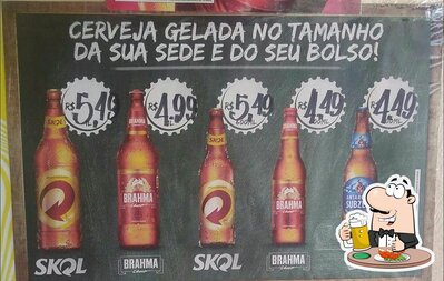 Você pode tomar um copo de cerveja leve ou escura