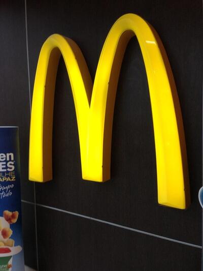 A marca do McDonald's