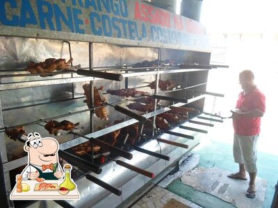 Os visitantes do Galeteria Brasilia podem conseguir diferentes itens de frutos do mar