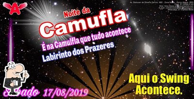 A publicidade mostra informações sobre o Angela Swing Club