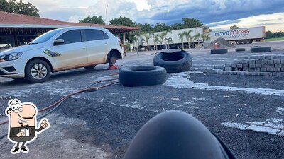 Você pode espairecer no exterior Posto Sertanejo Primavera