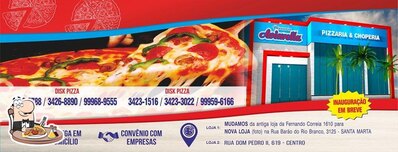 Consiga pizza no Pizzaria Aviarella