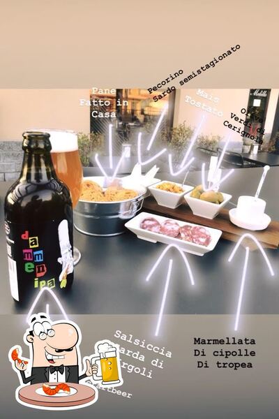 Melillo café serve un'ampia varietà di birre