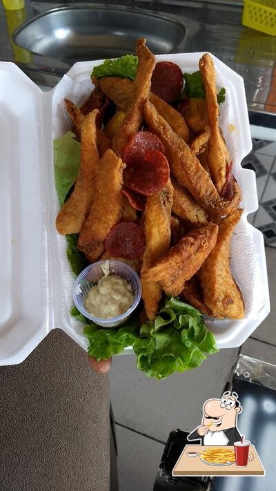 O Quiosque do peixe serve fritas