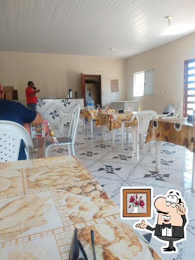 O interior do Restaurante Do vô Atílio