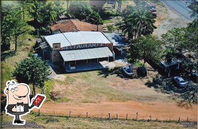 Você pode espairecer no exterior Restaurante Recanto do Sul