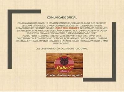A marca do LOBO'S GRILL BURGER'S