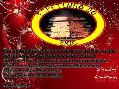 Aqui está a publicidade do Eric Churrasco's