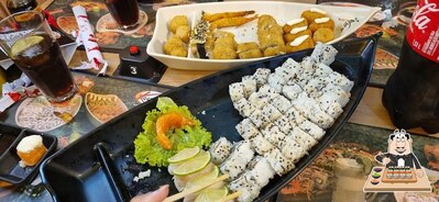 Escolha diversas opções de sushi