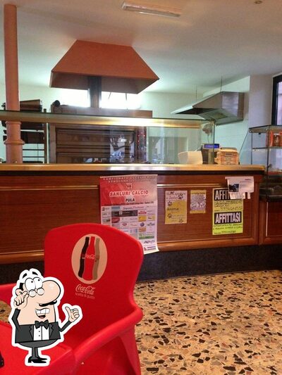 Gli interni di Pizzeria da Fabrizio