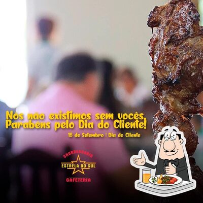 Comida em Churrascaria Estrela do Sul Terenos MS