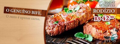 Há uma variedade de opções para os amantes da carne