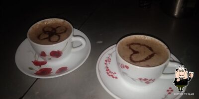 You can enjoy a drink from the menu