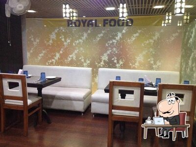 The interior of Royal Cafe