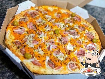 Consiga pizza no Pizzaria Mari